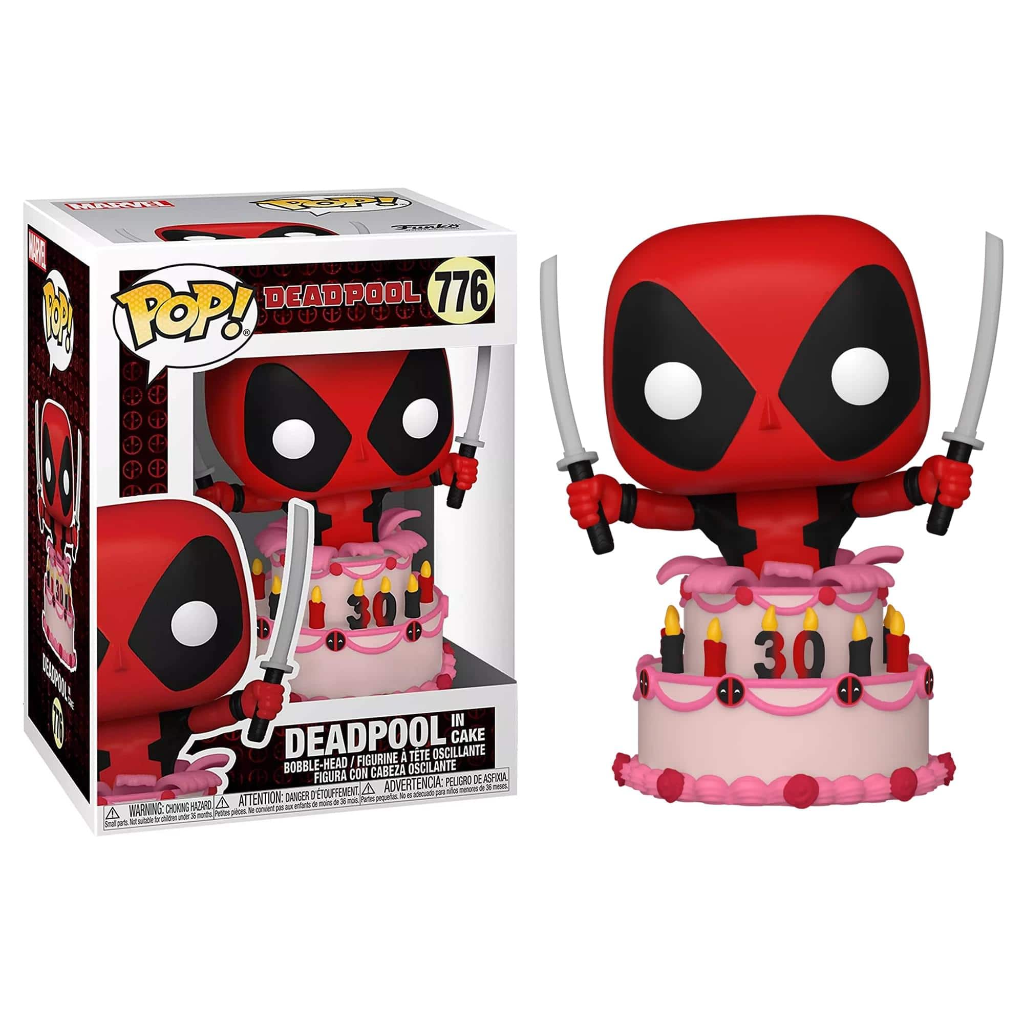 Marvel - Funko POP | Deadpool in Cake - Red