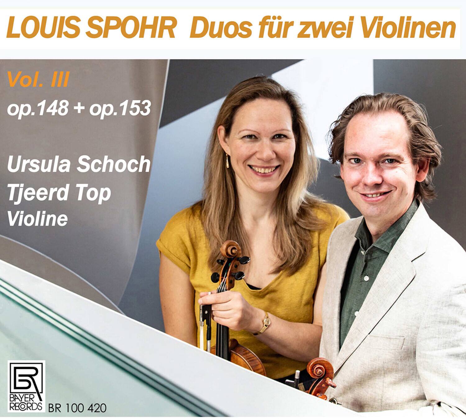 Ursula Schoch - Spohr: Duos fur zwei Violinen, Vol. 3   - COMPACT DISCS [CD]