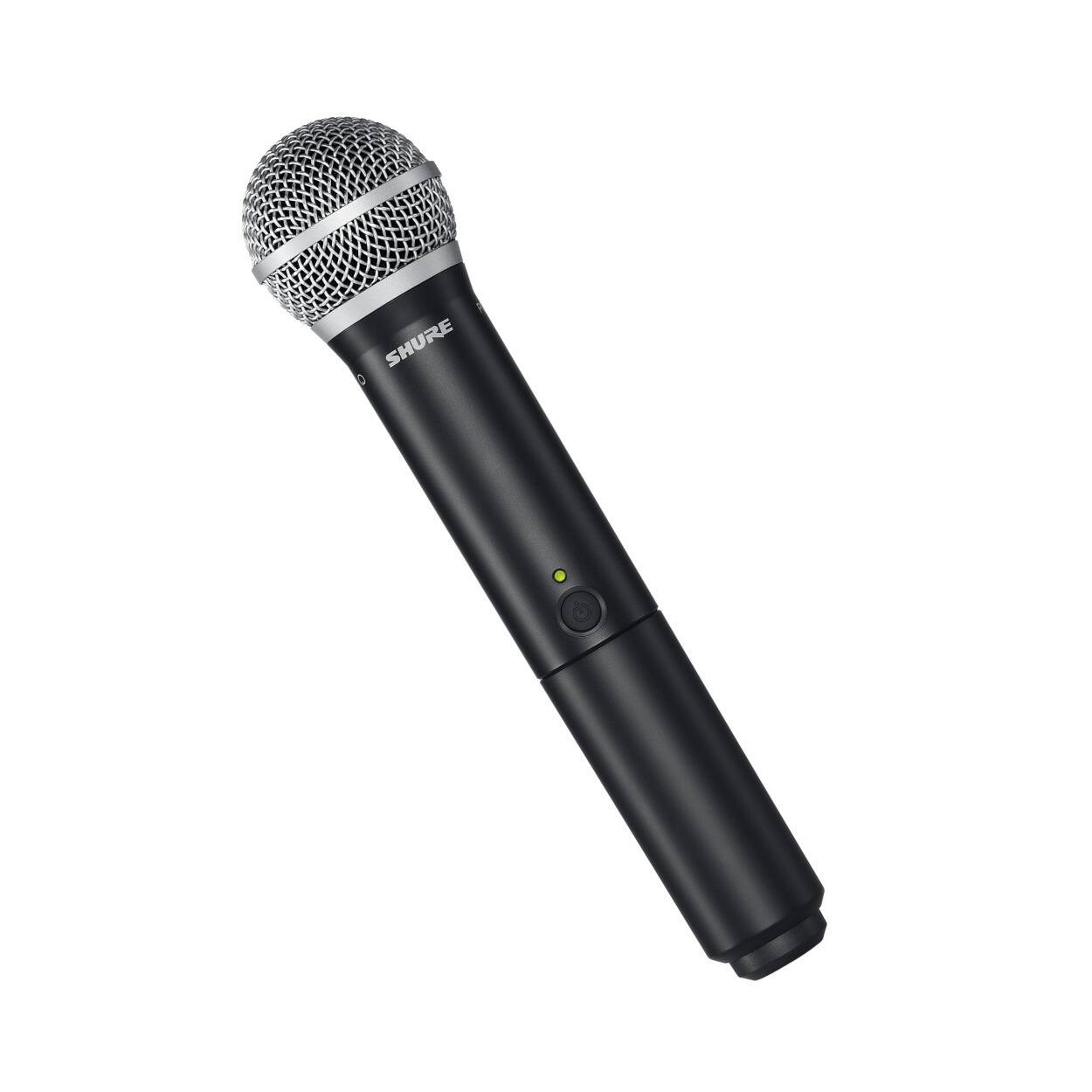 Back. Shure - Shure Dual Channel Handheld Wireless System - 512 MHz to 542 MHz Operating Frequency - 300 ft Operating Range.