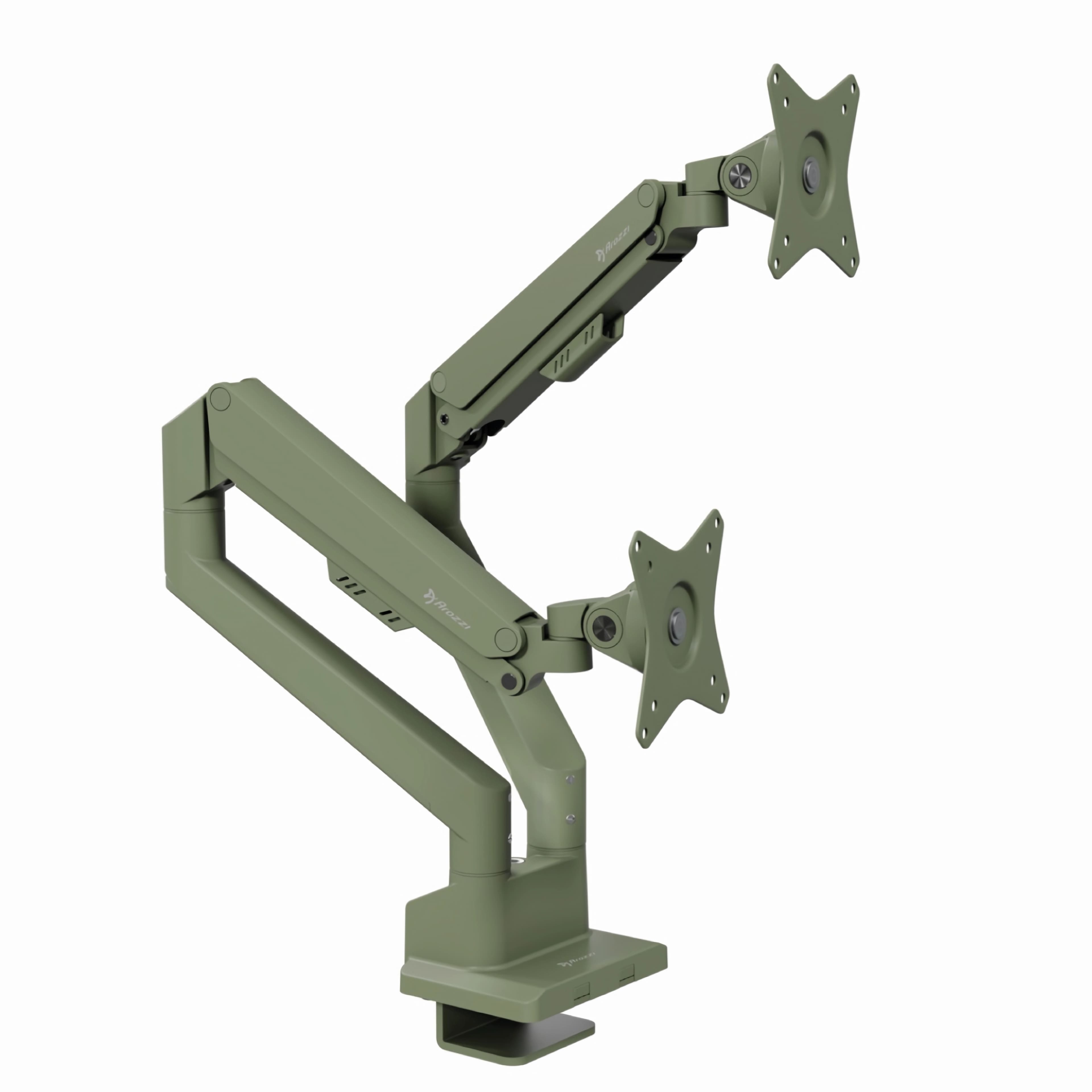 Arozzi Alzare Neo Duo Gas Spring Dual Monitor Arm – Height