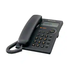 Panasonic - 1-Line Caller ID Integrated Telephone System - Black
