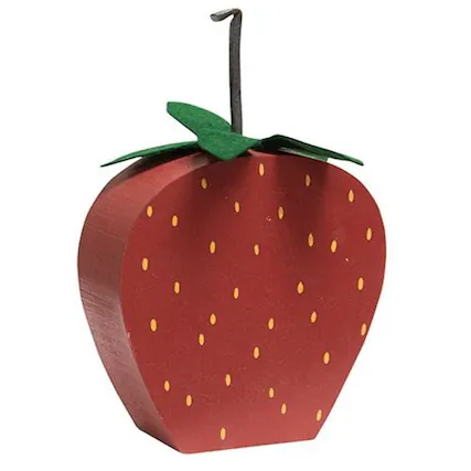 Front. BreeBe - Strawberry Chunky Sitter - Red.