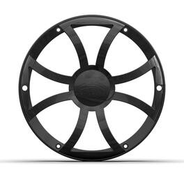 Wet Sounds - REVO 10 XS-BG GRILLE V3 - Black XS Style Grille for REVO 10 Subwoofers - Black/Gray