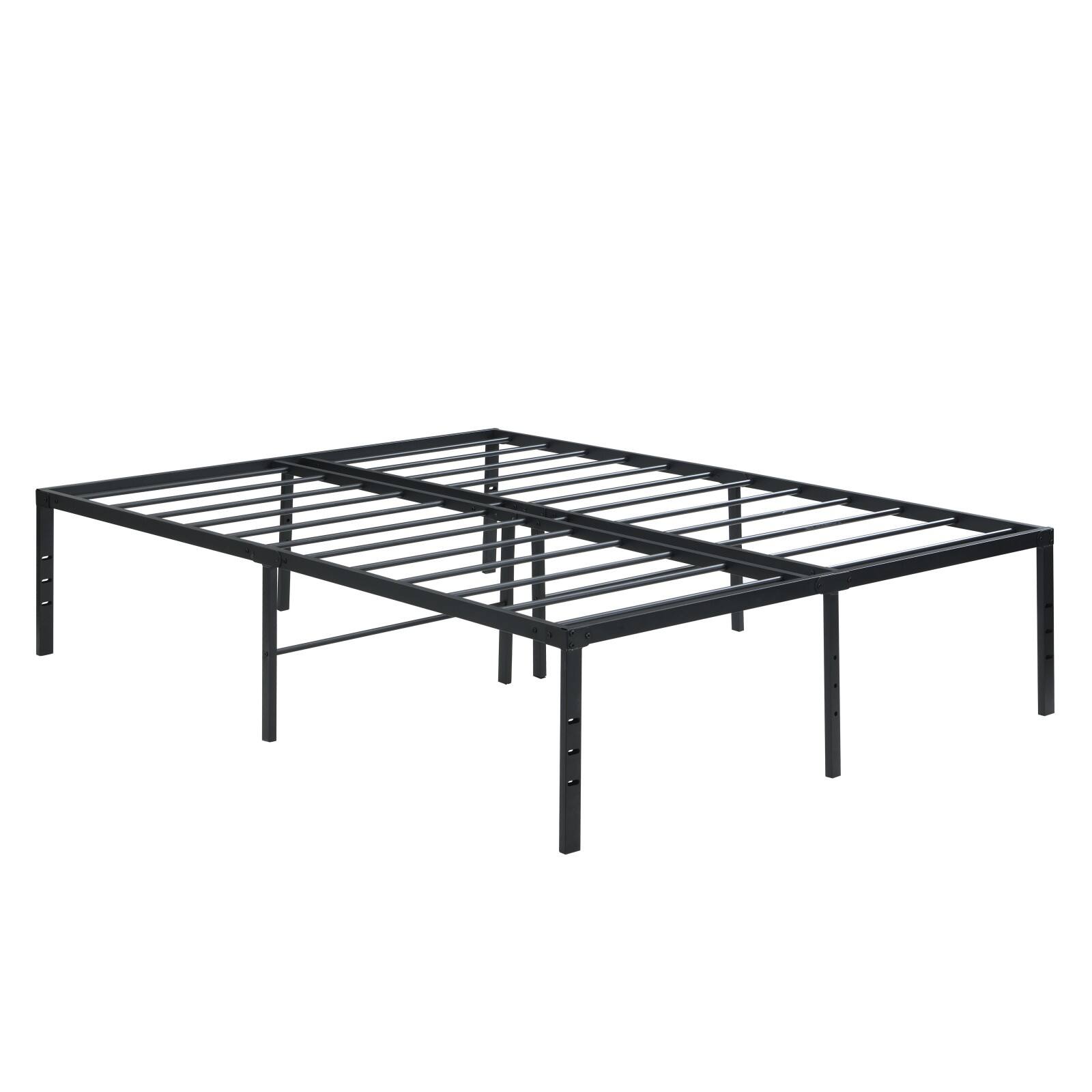 Alt View 7. Ecooso - King Size Bed Frame , Heavy Duty Metal Bed Frame , Quick & Easy Assembly, No Noise - Black.