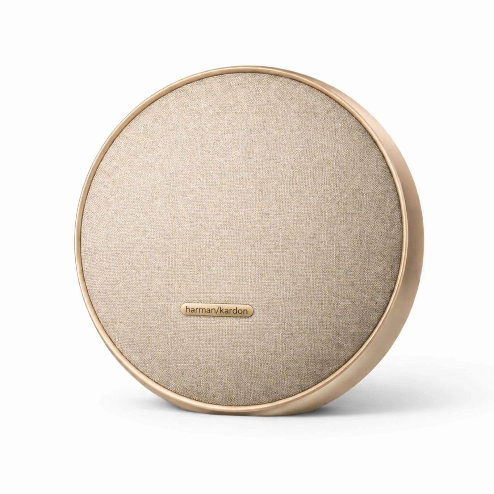 Front. Harman Kardon - Harman Kardon Onyx Studio 9 Bluetooth Portable Wireless Speaker Gold.