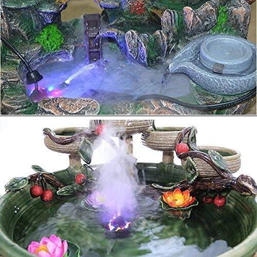 Alt View 2. Fitnate - 12 LED Mist Maker Fogger Water Fountain With Buckler - Black.