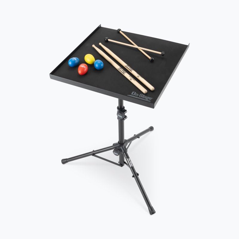 Alt View 8. On Stage Stands - On-Stage DPT5500B Percussion Table - Black.