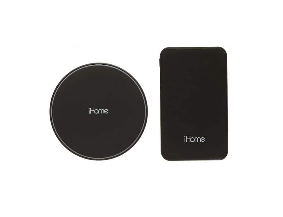 iHome - 2-in-1 Slim Multi Charge Bundle | Color: Black - Black
