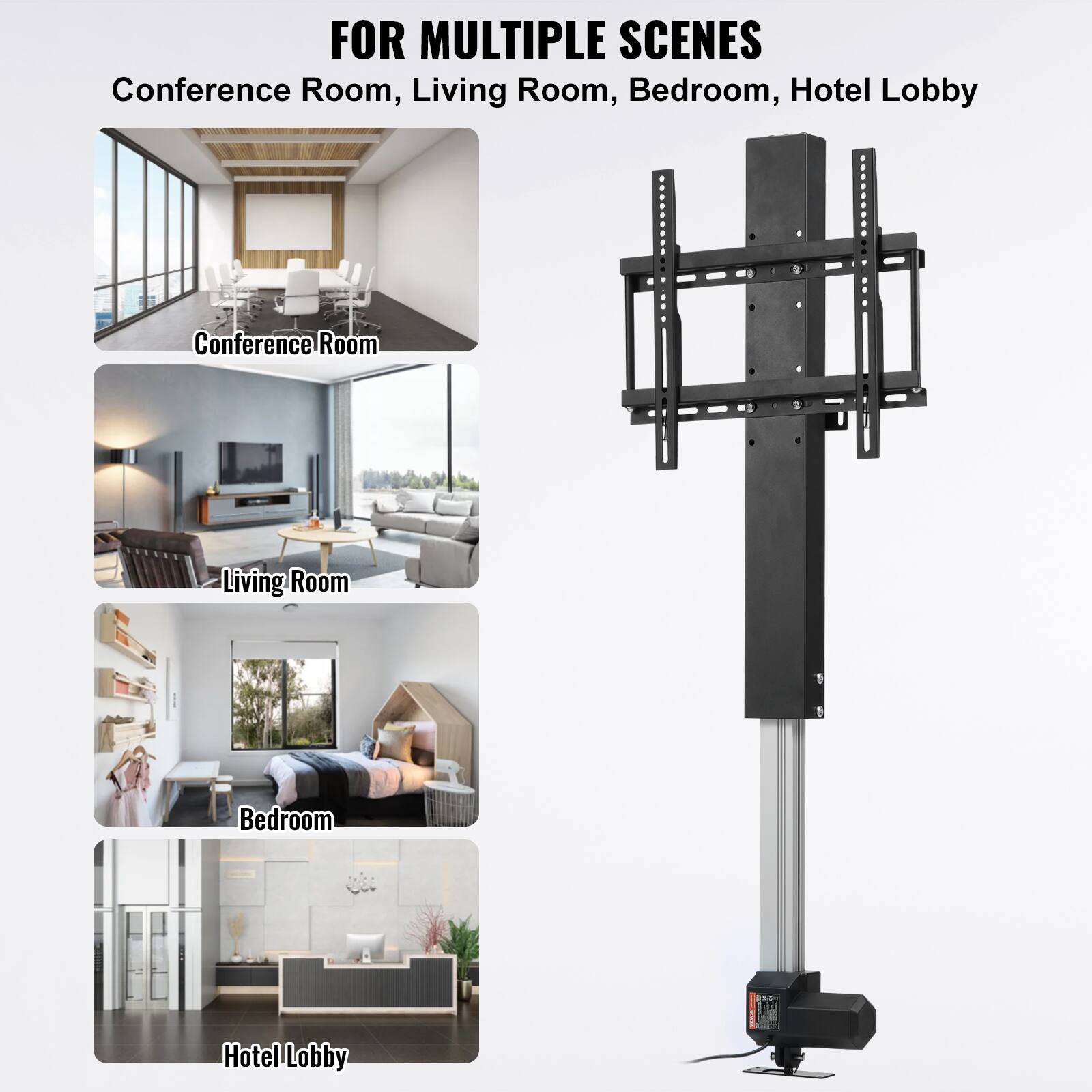 FOR MULTIPLE SCENES  
Conference Room, Living Room, Bedroom, Hotel Lobby  

Conference Room  
Living Room  
Bedroom  
Hotel Lobby