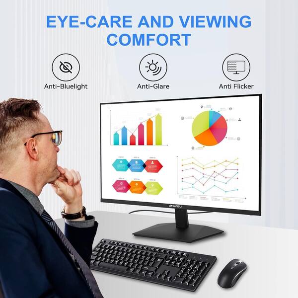 EYE-CARE AND VIEWING COMFORT

- Anti-BlueLight
- Anti-Glare
- Anti Flicker