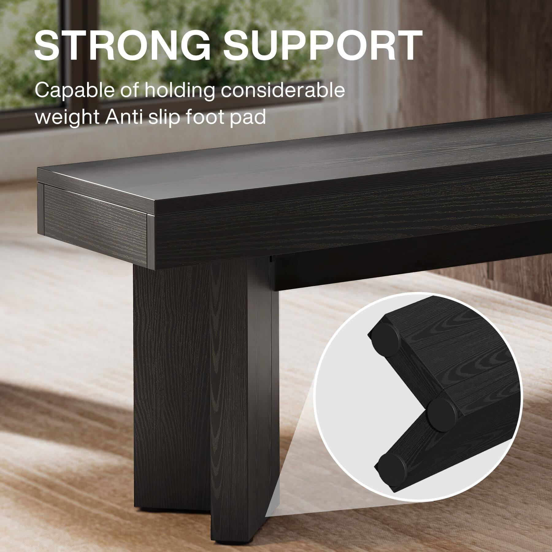 STRONG SUPPORT  
Capable of holding considerable weight  
Anti slip foot pad