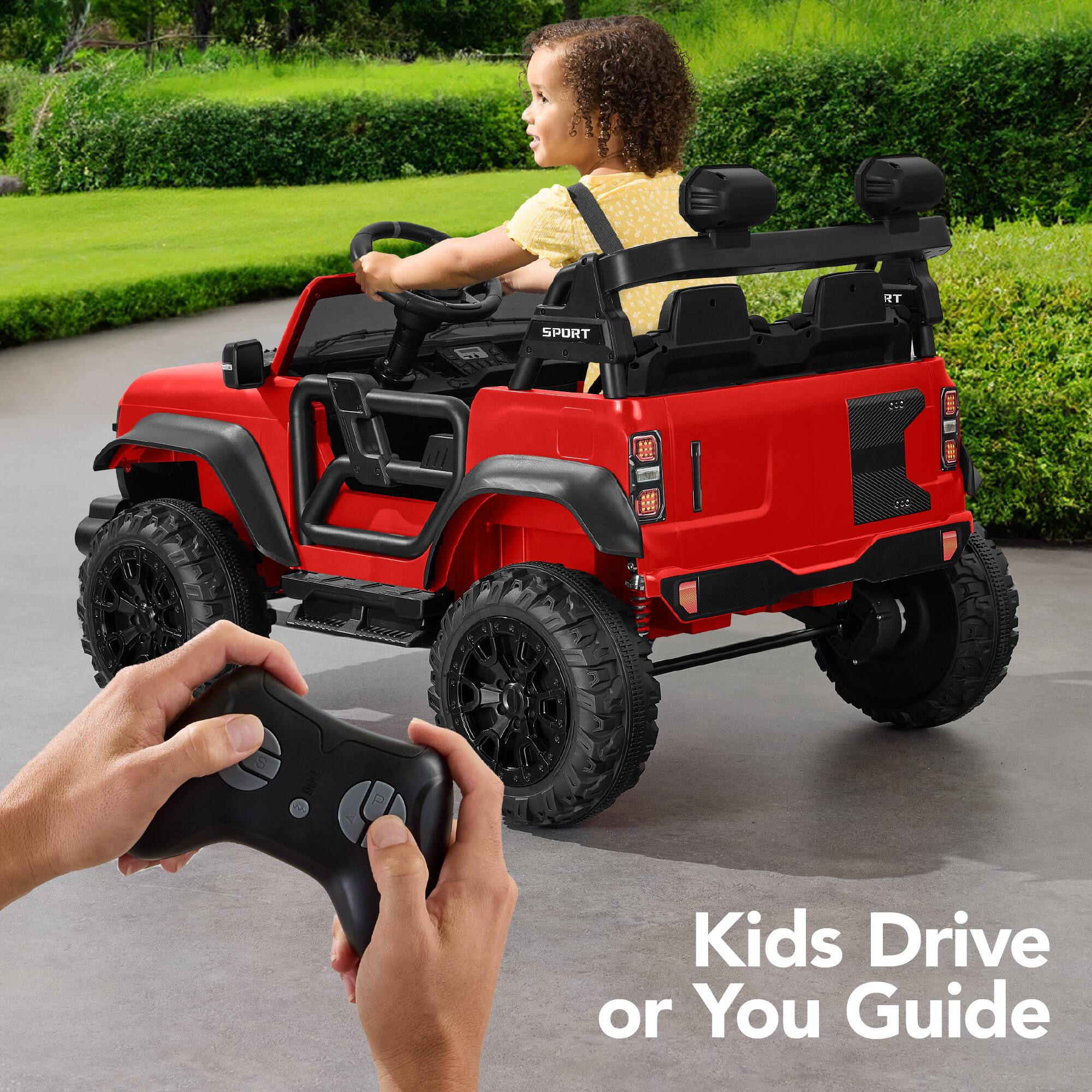 R1 E SPORT 1 & P e Kids Drive or You Guide