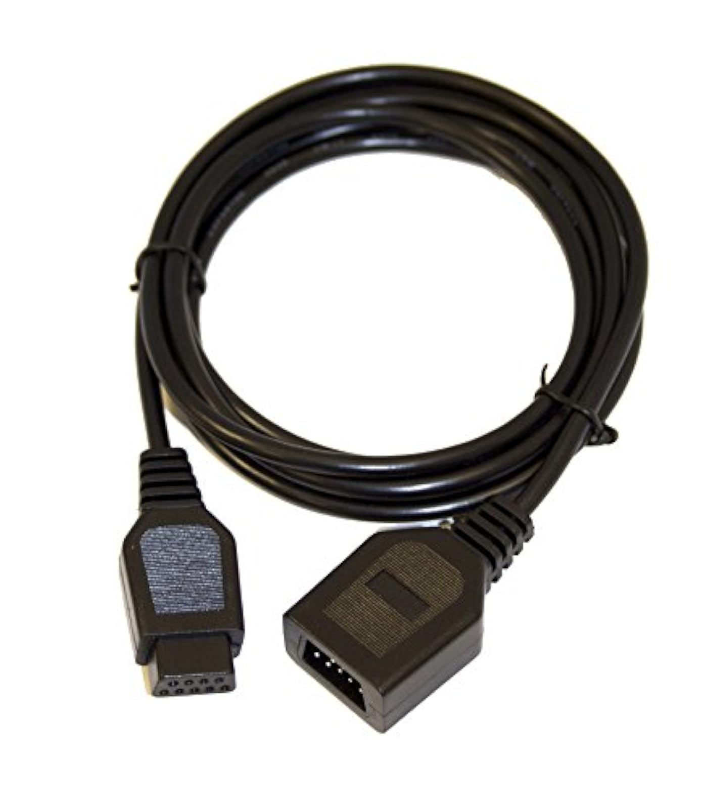 Alt View 2. Mars Devices - Sega Genesis Controller Extension Cord Cable 6 Feet - Black.
