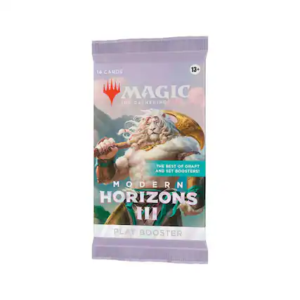 CARDS 13+ 14 MAGIC THE GATHERING
THE BEST OF DRAFT AND SET BOOSTERS!
MODERN HORIZONS III PLAY BOOSTER