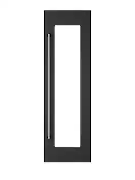 24"W. Door Panel for Viking Veil FDWCIC7240R Right Hinge Wine Models - Cast Black