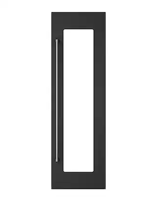Front. Viking - 24"W. Door Panel for Viking Veil FDWCIC7240R Right Hinge Wine Models - Cast Black - Cast Black.