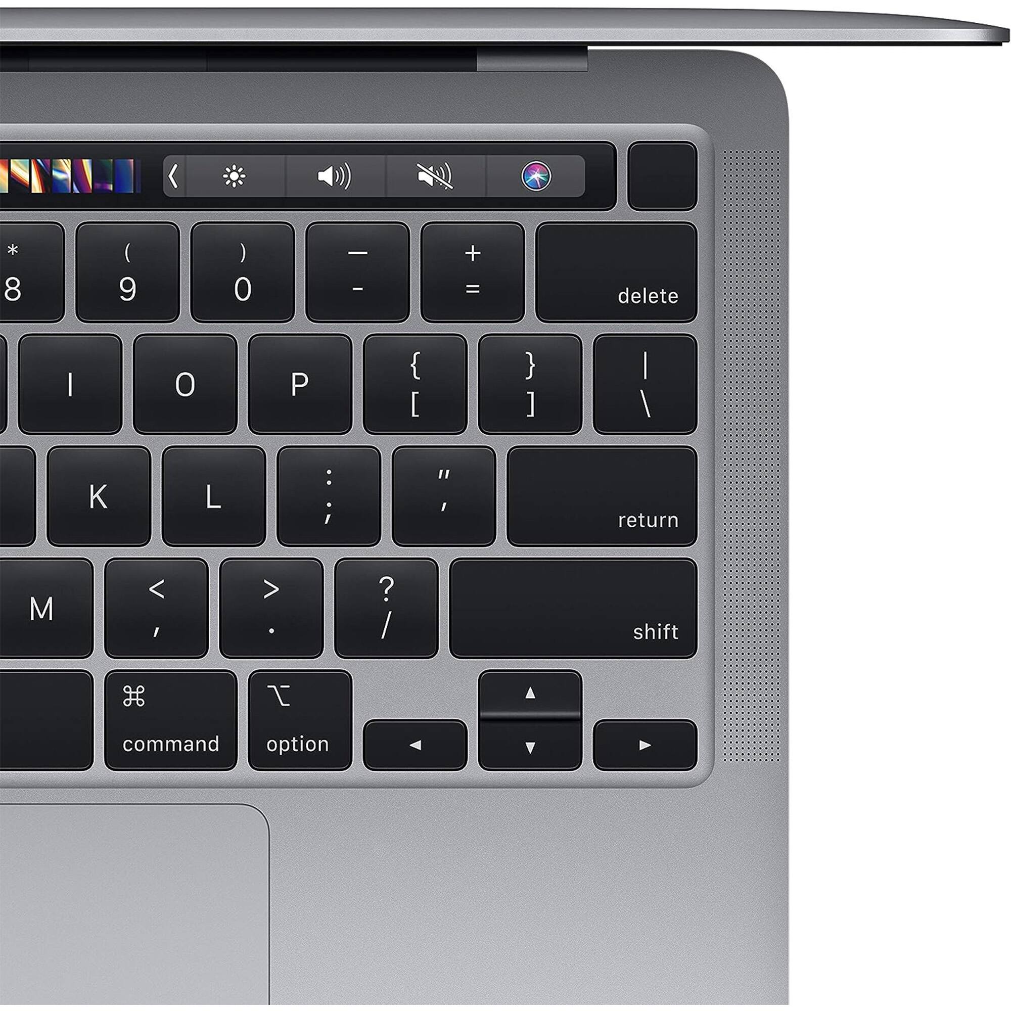 Alt View 3. Apple - MacBook Pro 13" (2021) Refurbished 2560 x 1600 - M1 8 Core CPU with 8GB Memory - 8 Core GPU - 256GB SSD - Space Gray.