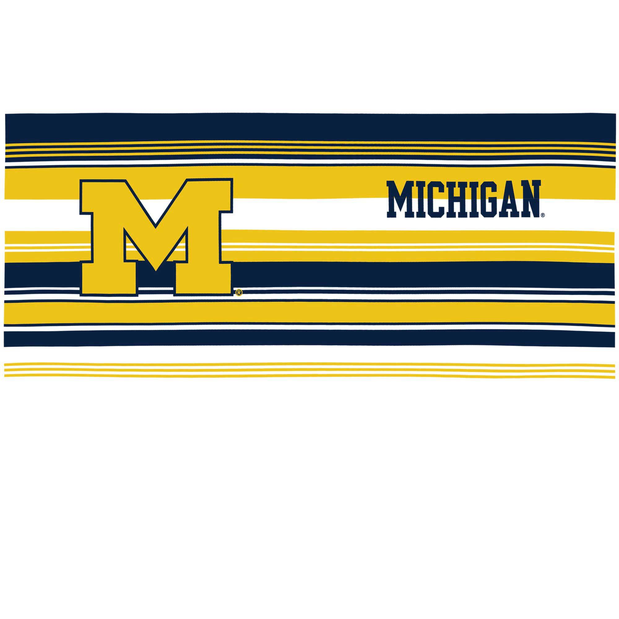 Alt View 1. Tervis - Michigan Wolverines 16oz. Hype Stripes Classic Tumbler - Multicolor.