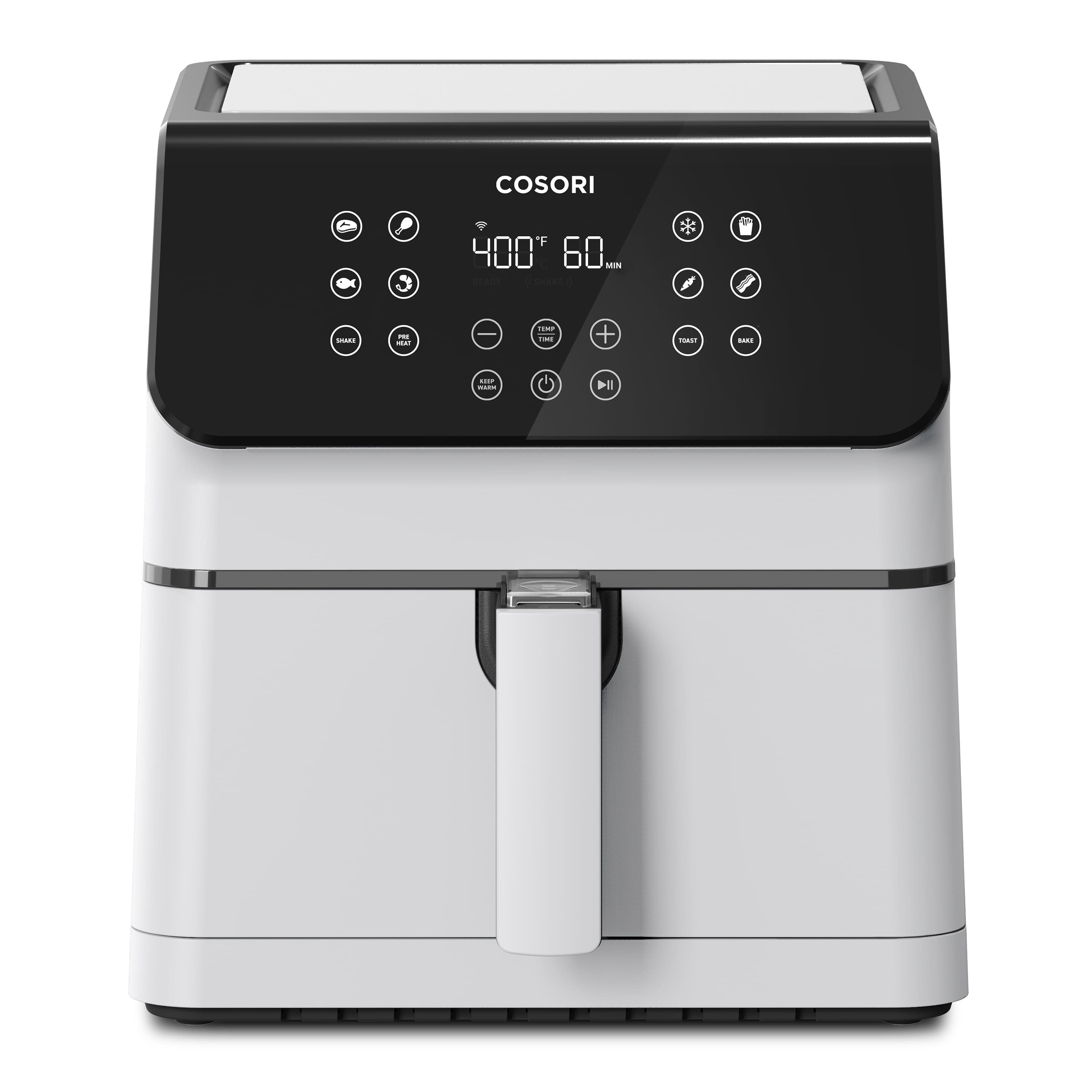 Cosori - Pro II 5.8-Quart Smart Air Fryer - White - Angle_Zoom