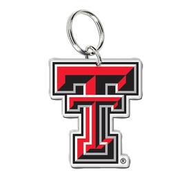 WinCraft - Texas Tech Red Raiders Premium Acrylic Core Key Ring - Multicolor