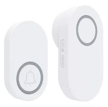 Cluzine - Wireless Doorbell Self-Powered Waterproof Smart Doorbell 38 Chimes Home Security Door Bell