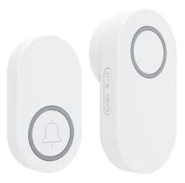 Cluzine - Wireless Doorbell Self-Powered Waterproof Smart Doorbell 38 Chimes Home Security Door Bell