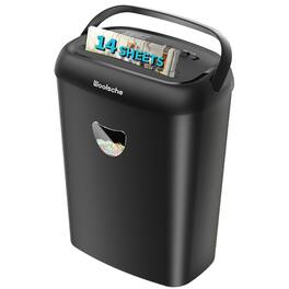 Loheer - Paper Shredder 14 Sheet Cross Cut Heavy Duty For Home Office Jam Proof P-4 Security