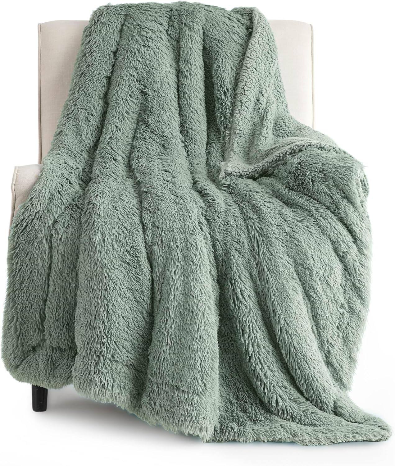 color:15-SageGreen+size:Throw(50"x60")