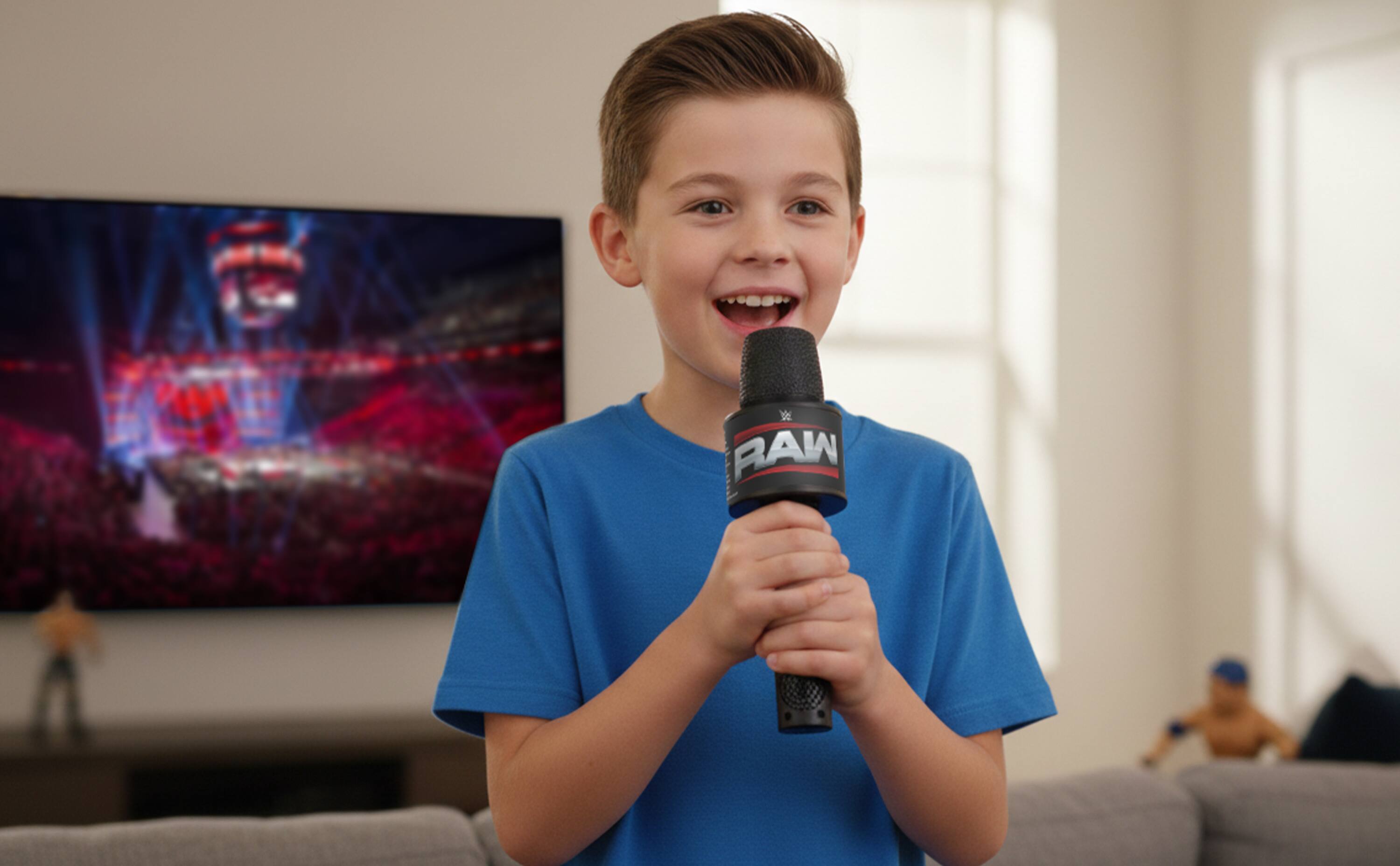 Angle. eKids - WWE Smack Talk Microphone Toy for Kids.