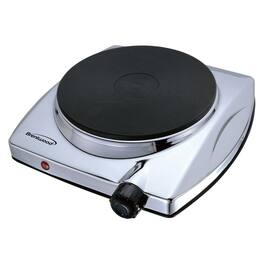 Brentwood - Electric 1000W Single Hotplate - Chrome