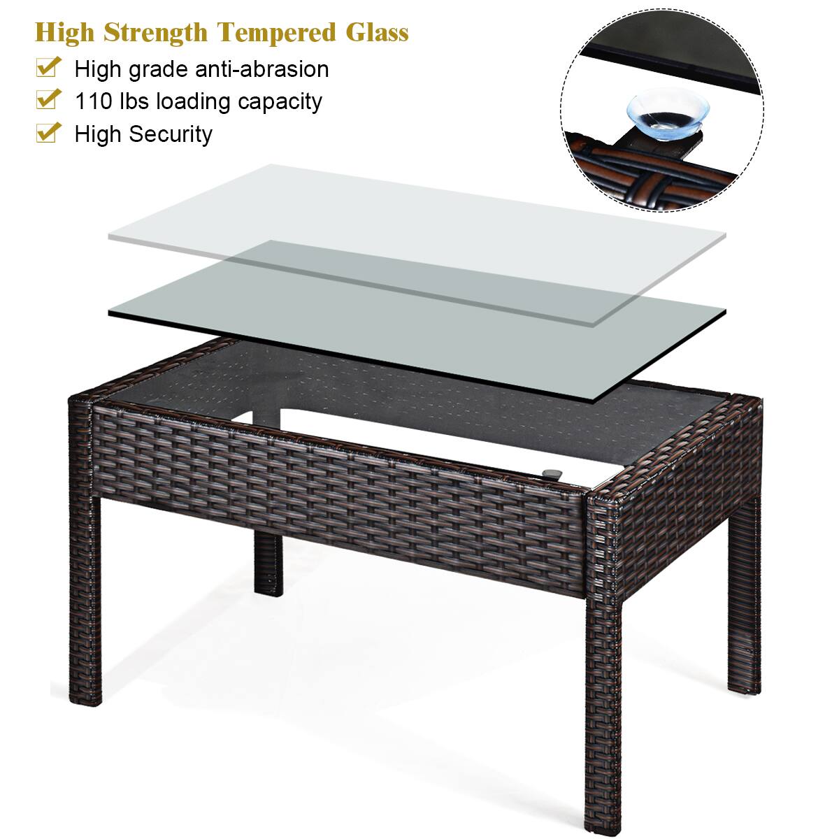 High Strength Tempered Glass

High grade anti-abrasion
110 lbs loading capacity
High Security