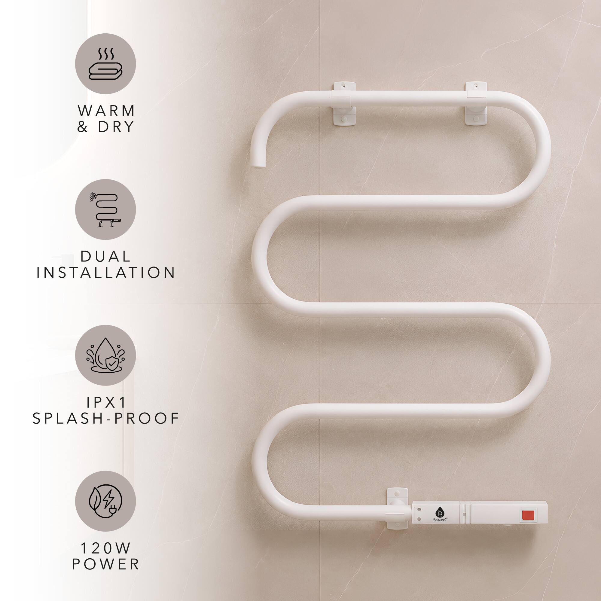 WARM & DRY  
DUAL INSTALLATION  
IPX1 SPLASH-PROOF  
120W POWER