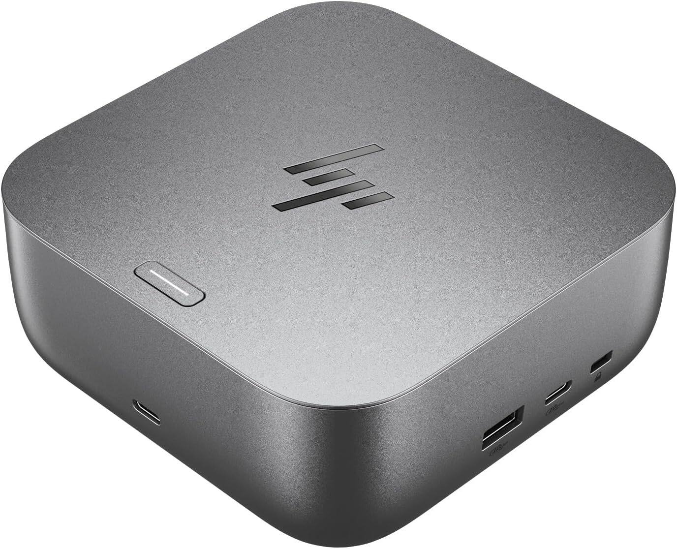 Alt View 2. HP - HP Thunderbolt 4 Ultra G6 Dock 180W USB-C Docking Station & Bundle w/DKZ Hub HDMI, DisplayPort & 2.5Gb Ethernet - Gray.