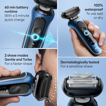 Braun Series 6 Wet/Dry Electric Shaver Blue - Best Buy Braun Series 6 Wet/Dry Electric Shaver Blue - Best Buy