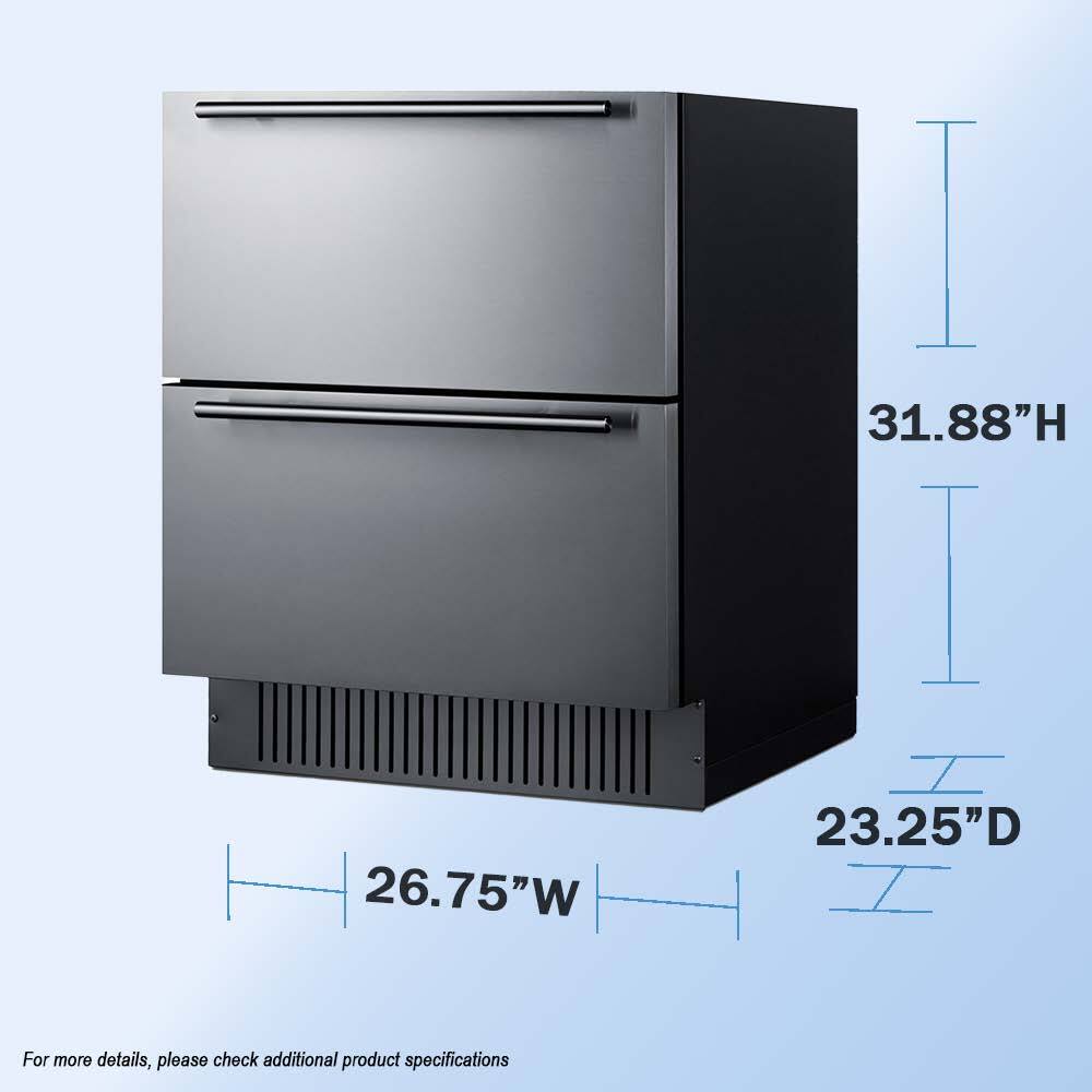 26.75"W x 31.88"H x 23.25"D

For more details, please check additional product specifications