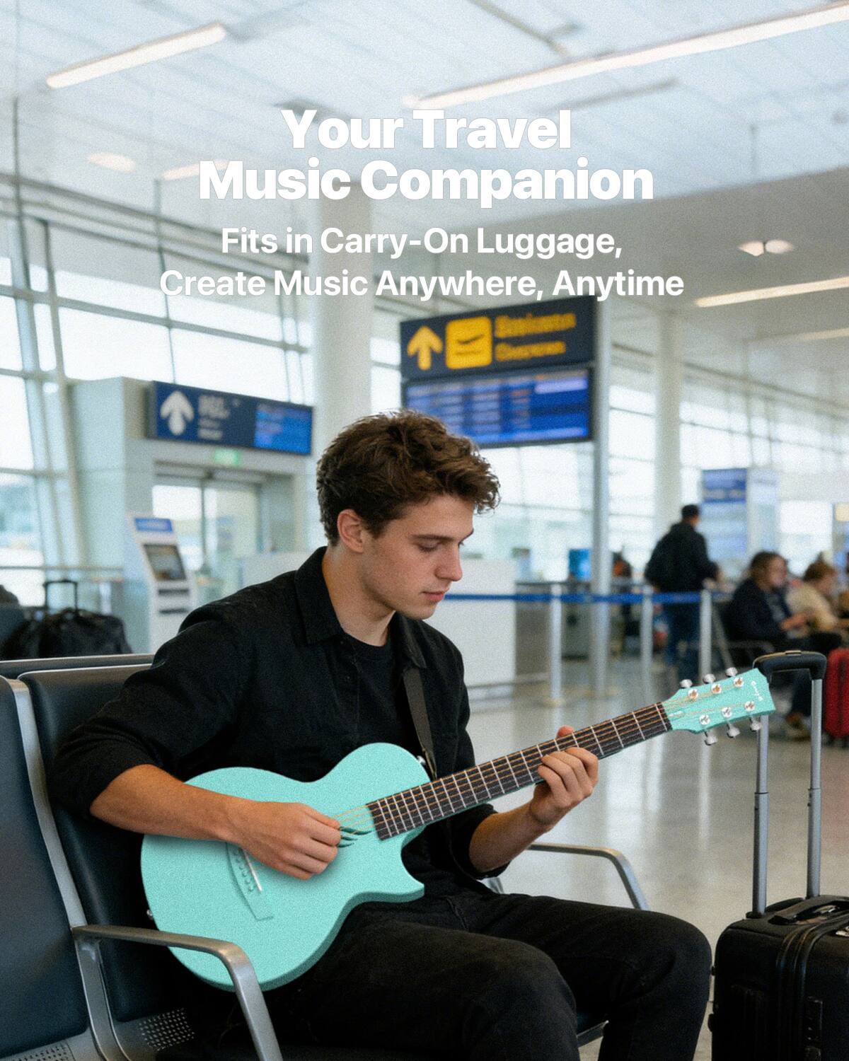 Your Travel Music Companion  
Fits in Carry-On Luggage,  
Create Music Anywhere, Anytime