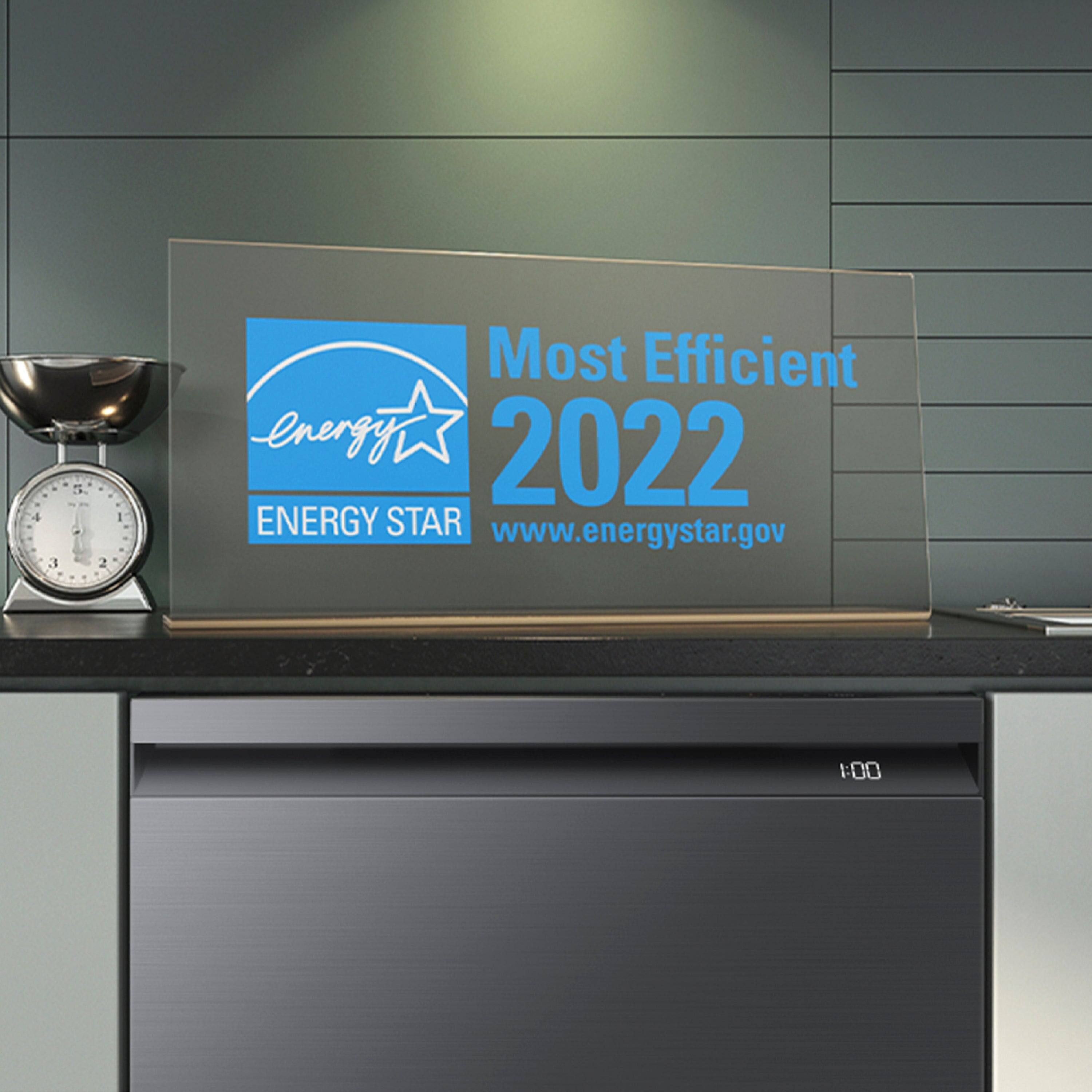 Alt View 15. Samsung - 24" AutoRelease Dry Smart Built-In Stainless Steel Tub Dishwasher with 3rd Rack, StormWash+, 42 dBA - Black Stainless Steel.