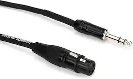 Warm Audio - 6 FT Pro Series Studio and Live XLR Female to TRS Male, with Silver Connectors, for Balanced Line-Level Connections
