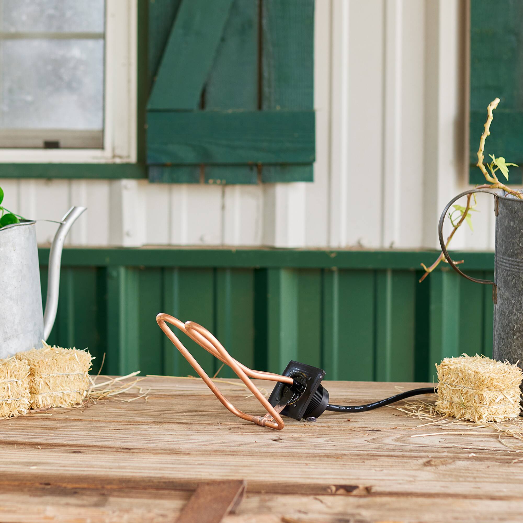 Alt View 4. Farm Innovators - Farm Innovators Livestock Stock Tank Drain De-Icer for Rubbermaid Tanks, 3 Pack - Multicolor.