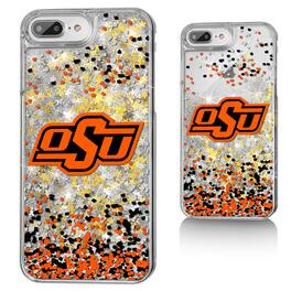 Keyscaper - NCAA - Oklahoma State Cowboys iPhone Glitter Confetti Design Case - 15 - Multicolor