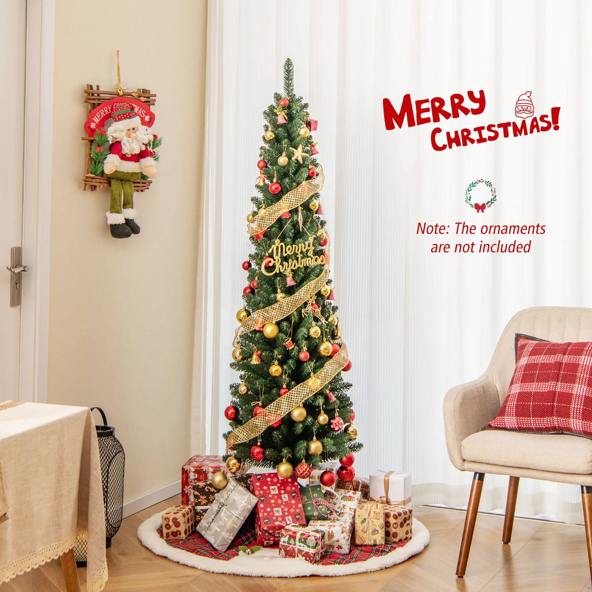 MERRY CHRISTMAS!

Note: The ornaments are not included