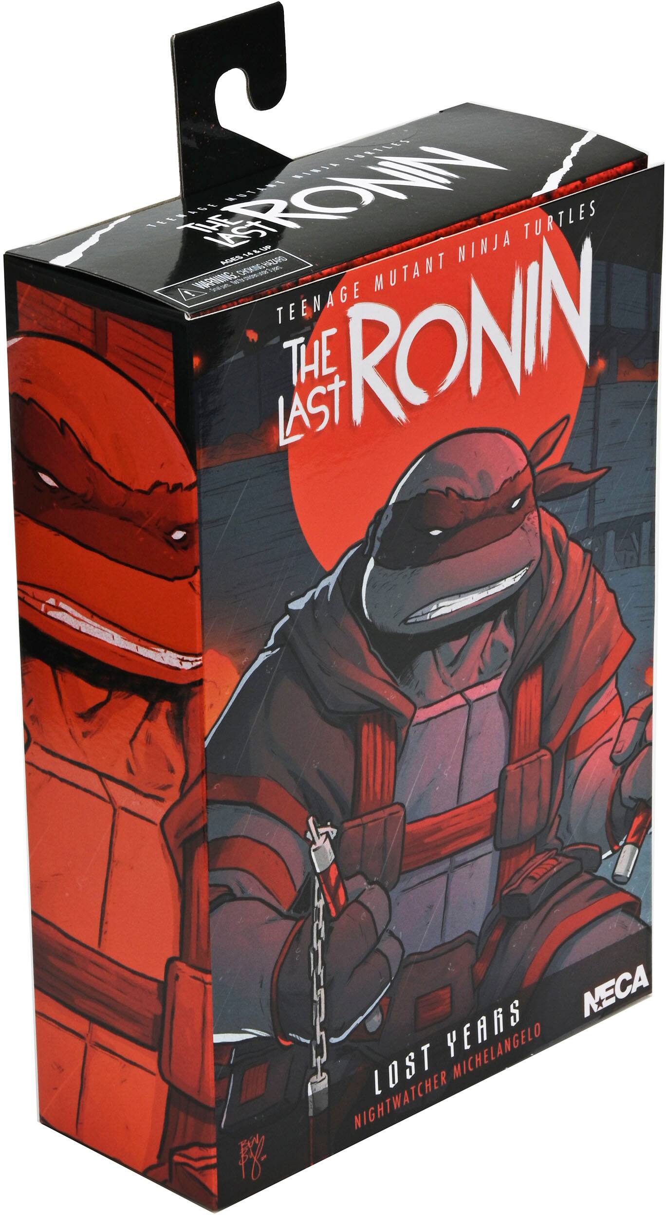 BLEKADE TED BRONNN JAST MPIAT C NIRIA HHTLE TURTLES K& MES N NINJA DOERGNDAO  VeE MUTANT D WFSUNG  TEENAGE LAST THE RONIN B NECA YEARS LOST NIGHTWATCHER