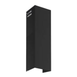 Winflo - Chimney Extension (up to 11 ft. Ceiling) for Wall Mount Range Hood - Black