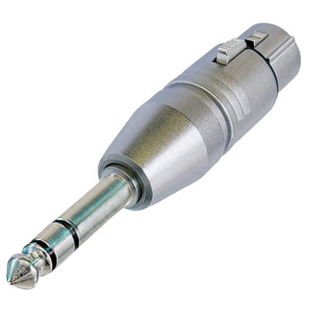 Neutrik - NA3FP 3-Pole XLR Female to 1/4" TRS Plug Adapter