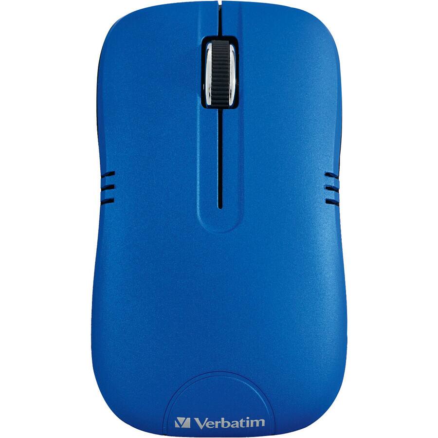 Alt View 7. Verbatim - Verbatim Wireless Notebook Optical Mouse, Commuter Series - Matte Blue - Optical - Wireless - Radio Frequency - Matte - Matte Blue.