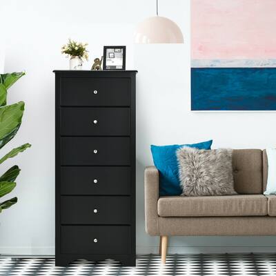 Costway 6 Drawer Chest Dresser Clothes Storage Bedroom Tall Furniture Cabinet Black BBYUSHW62038BK - Best Buy Costway 6 Drawer Chest Dresser Clothes Storage Bedroom Tall Furniture Cabinet Black BBYUSHW62038BK - Best Buy