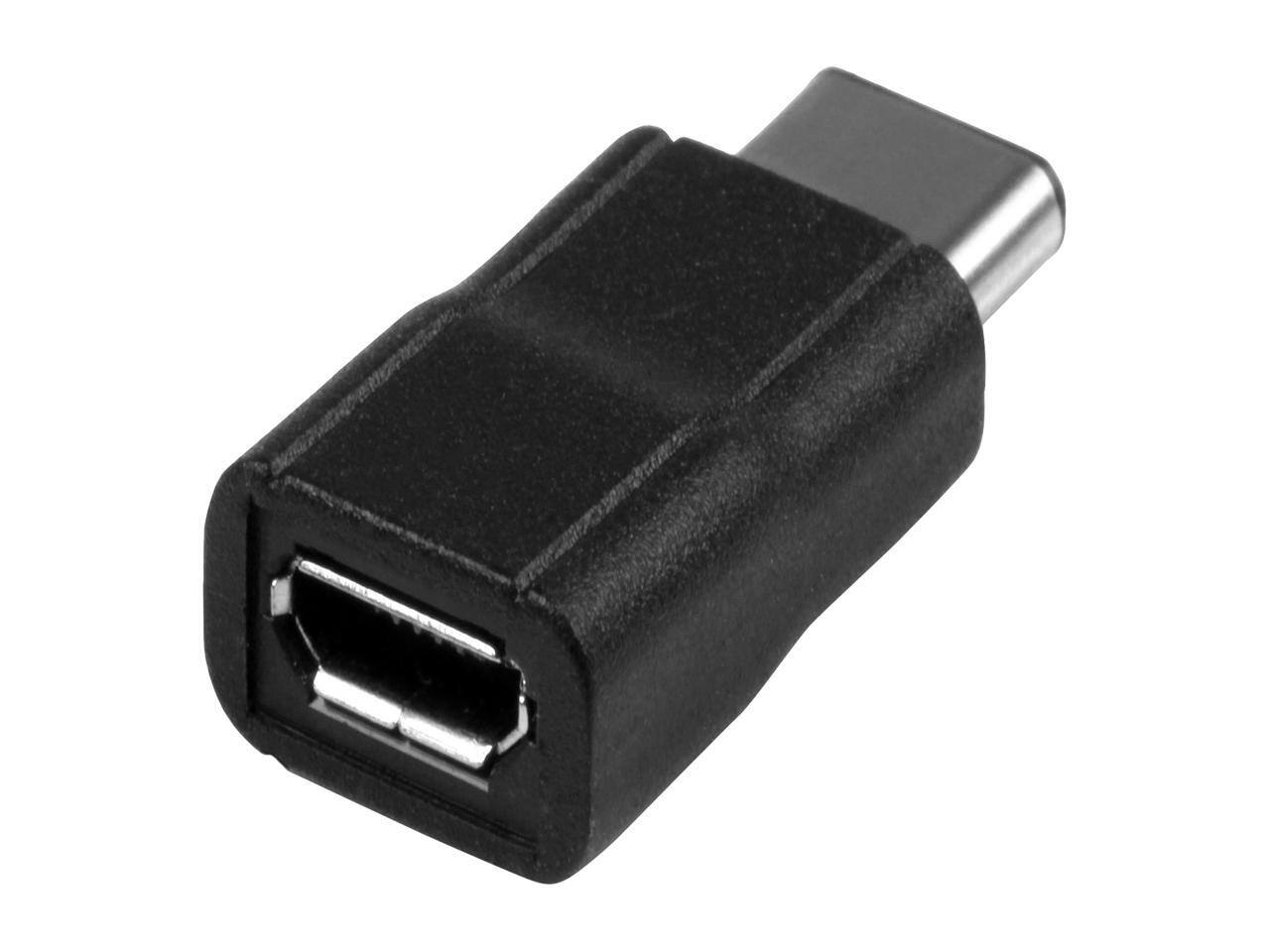 Alt View 1. Startech - StarTech.com USB C to USB Micro B Adapter, USB 2.0, USB-C to Micro B M/F Connector.