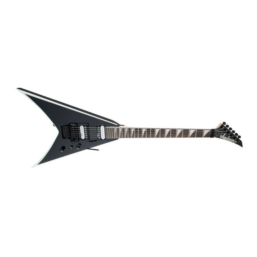 Back. Jackson - Jackson JS Series King V JS32 6 String Black with White Bevels Electric Guitar.