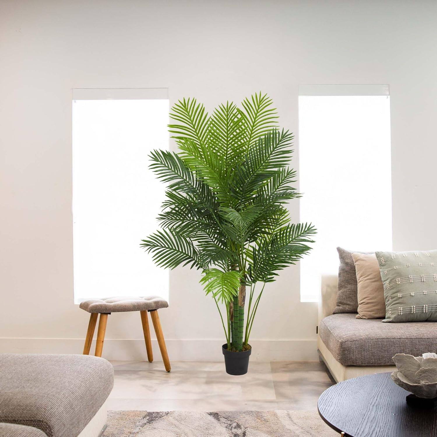 Front. BreeBe - 6' Hawaii Artificial Palm - Green.