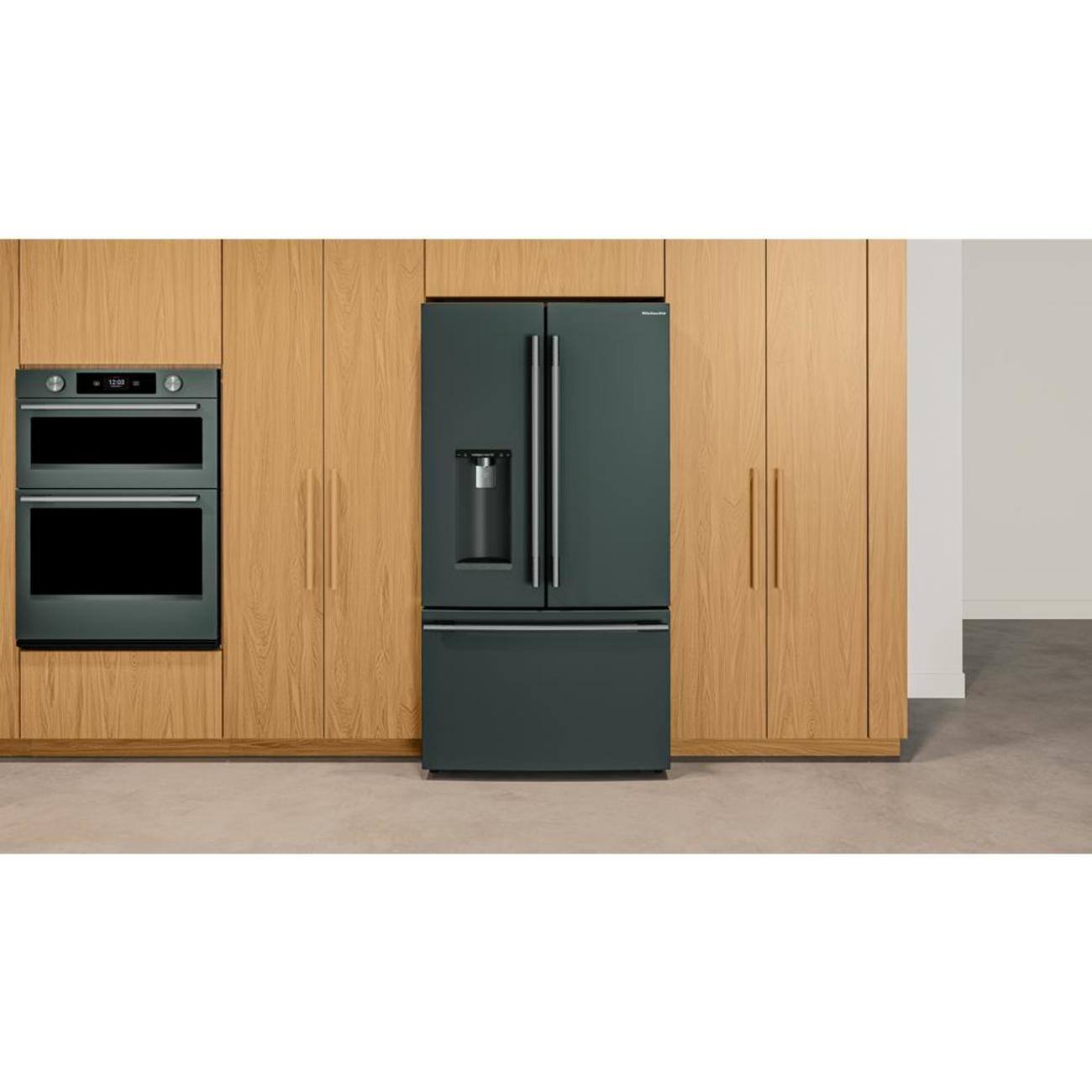 Alt View 2. KitchenAid - KitchenAid - Counter-Depth French Door Refrigerator with Intelligent Auto Fill - Juniper.